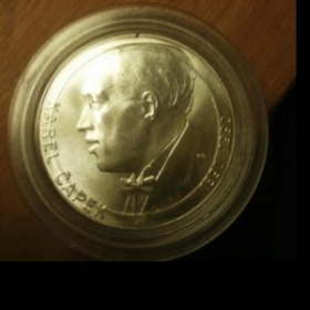 Stříbrná mince - Karel Čapek - foto č. 1