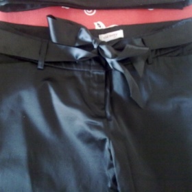 3x kalhoty elegantní a riflové Comtessa, Orsay, Clockhouse a bunda