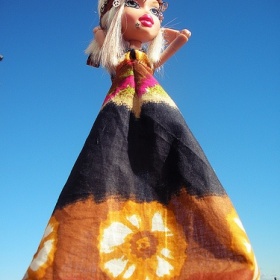 Hippies šaty, sukně, tílka, čelenka - foto č. 1