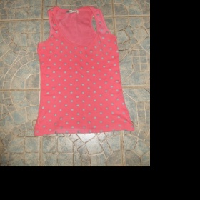 Lososové tílko Kenvelo s puntíky