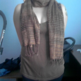 Hnědo-oranžová šálka