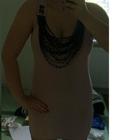 Staro-růžový top či minišaty Amisu