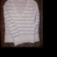 Stříbrno bílý pruhovaný svetr s výstřihem do V zn. Orsay - foto č. 3