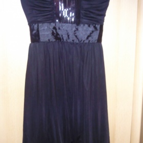 Černé šaty s flitry (UNI)
