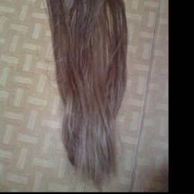 Clip in světle hnědá