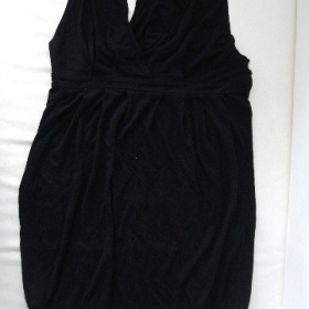 Černý top/minišaty-stradivarius-S-M