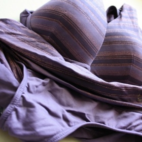 Fialové plavky Litex