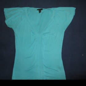 Tyrkysové tričko s krátkým rukávem, z HaM