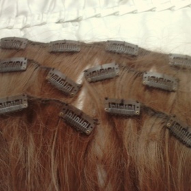 Clip-in light brown