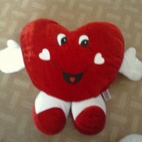 Srdíčko plyšák Tesco