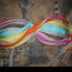 Šedé plavky s barevnými proužky - foto č. 2