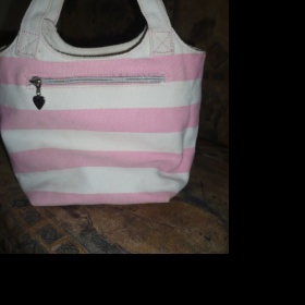 Růžovo - bílá kabelka Hello Kitty