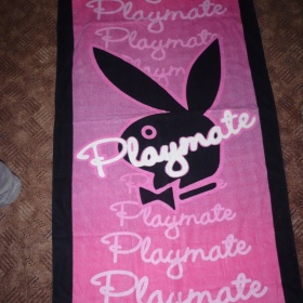 Černo - růžová osuška Playboy