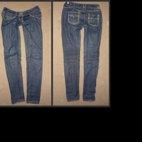 Džíny tmavě modré z butiku bokovky, slimky