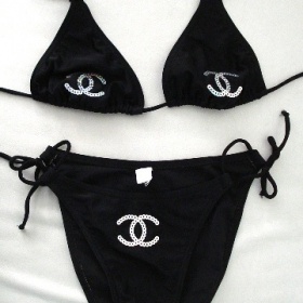 Černý vršek od plavek-S