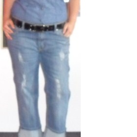 Riflové 3/4 jeansy značka amisu jaens (New Yorker)