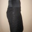 Černá pouzdrová sukně Oodji s lesklým pasem - foto č. 2