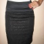 Černá pouzdrová sukně Oodji s lesklým pasem - foto č. 3