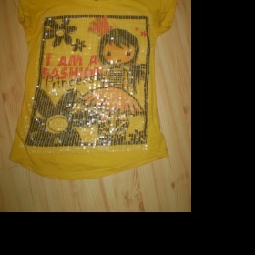 Žluté tílko s flitry Philip Russel