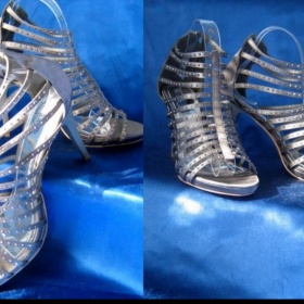 Sandálky/gladiátorky na podpatku - foto č. 1