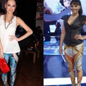 Kde sehnat barevné legíny jako má Tina nebo Svobodová?