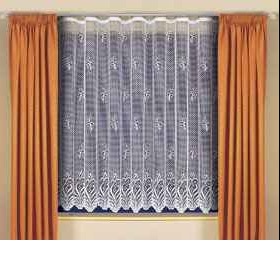 Bílá záclona délka 250cm