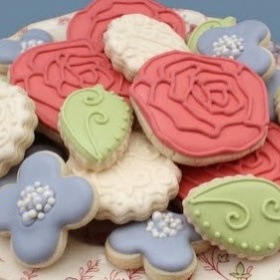 Nazdobené muffiny, sušenky