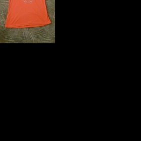 Oranžové tílko na ramínka