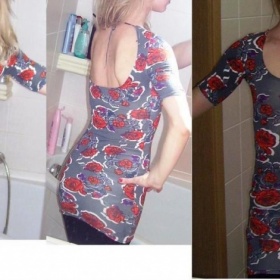 Elegantní dlouhý top růže XS NEW Look