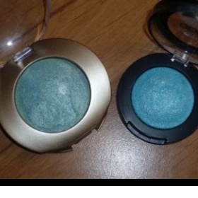 Tyrkysové očné tiene: Gosh + Oriflame GG