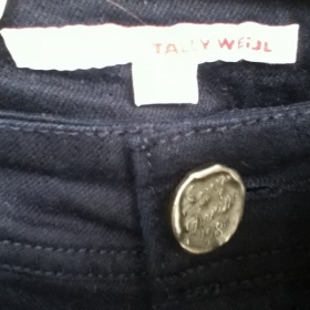 Tmavomodré kalhoty Tally Weijl