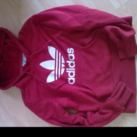 Červená mikina Zn Adidas - foto č. 1