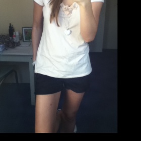 Lososové oversized tričko HM