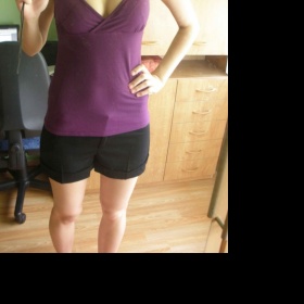 Černé společenské kraťasy