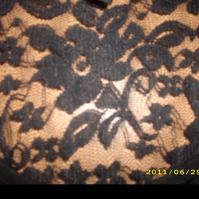 Černé krajkové tílko, značka Only