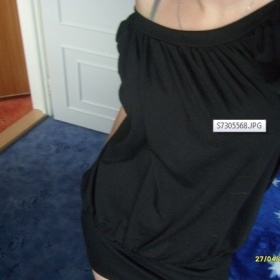 Černá tunika (minišaty) Japan Style