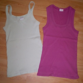 Růžové a bílé tílko s nádechem modré barvy Intimissimi