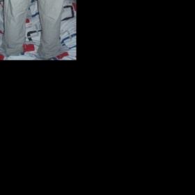 Šedé proužkaté pláťáky Kenvelo