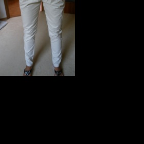Pískové plátěné kalhoty Orsay - foto č. 1