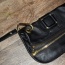 Čierna kabelka do ruky s pozláteným zdobením ( ang.butik) - foto č. 2