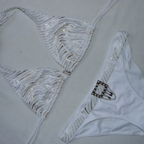 Bílozlaté plavečky Echt s ozdůbkama