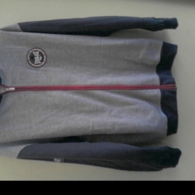 Šedo-červená pánská mikina Everlast