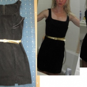 Pouzdrové černé šaty zn.Rampage S/M