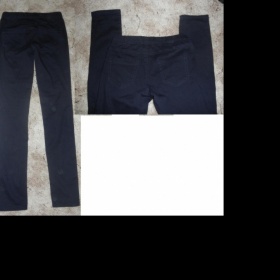Tmavěmodré navy legíny látkové XS s kapsami