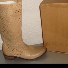 Sv. hnědo béžové letní kozačky Diesel