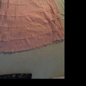 Růžová letní sukýnka