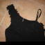 Černý top Amisu s květinovou aplikací - foto č. 2