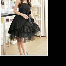 Večírkové šaty Japan Style - reálné foto