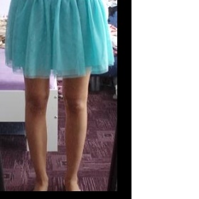 Mint tylová sukně H&M
