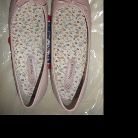 Nude tělové balerínky CA  39